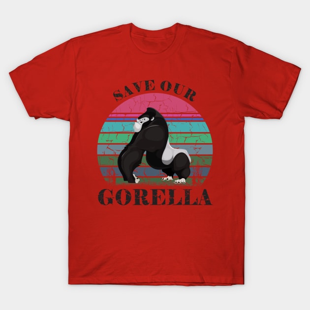 save our gorella T-Shirt by RedLineStore